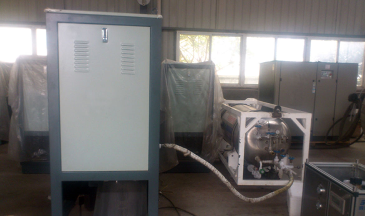 Máquina de producción de hielo seco